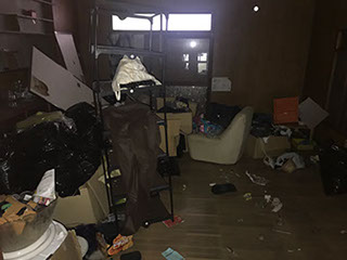 退去時の残置物撤去 ビフォー