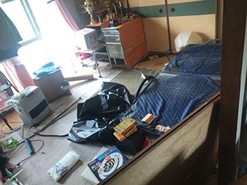 一人暮らしの遺品整理 ビフォー